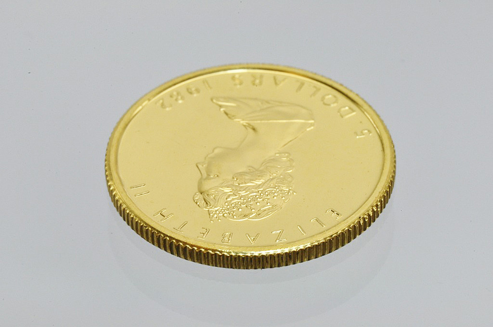 メイプルリーフ金貨 K24 1/10oz 3.1g カナダ王室造幣局 ｜ここほれ ...