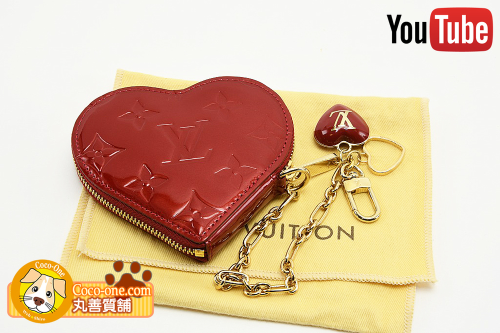 ※N❣️最終 LOUIS VUITTON コインケース ポルトモネクール ヴェルニ